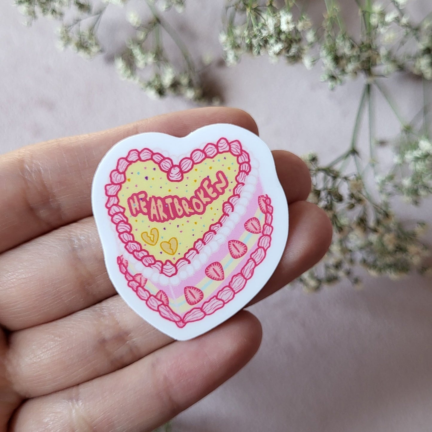 Heartbroken | I Can Do It With a Broken Heart sticker