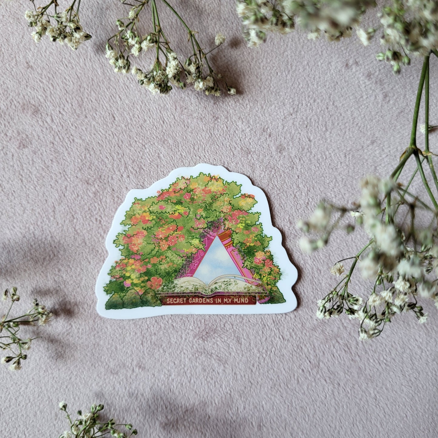 Secret Gardens in My Mind Sticker