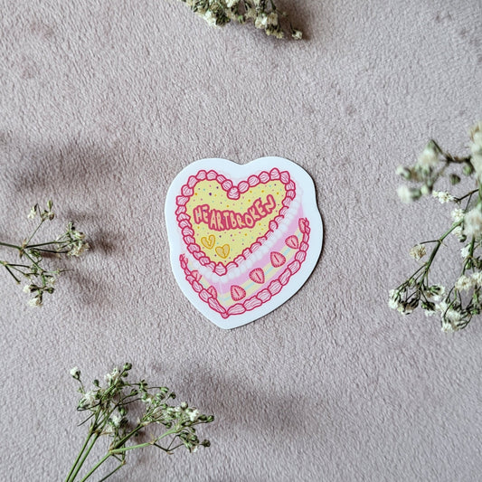 Heartbroken | I Can Do It With a Broken Heart sticker