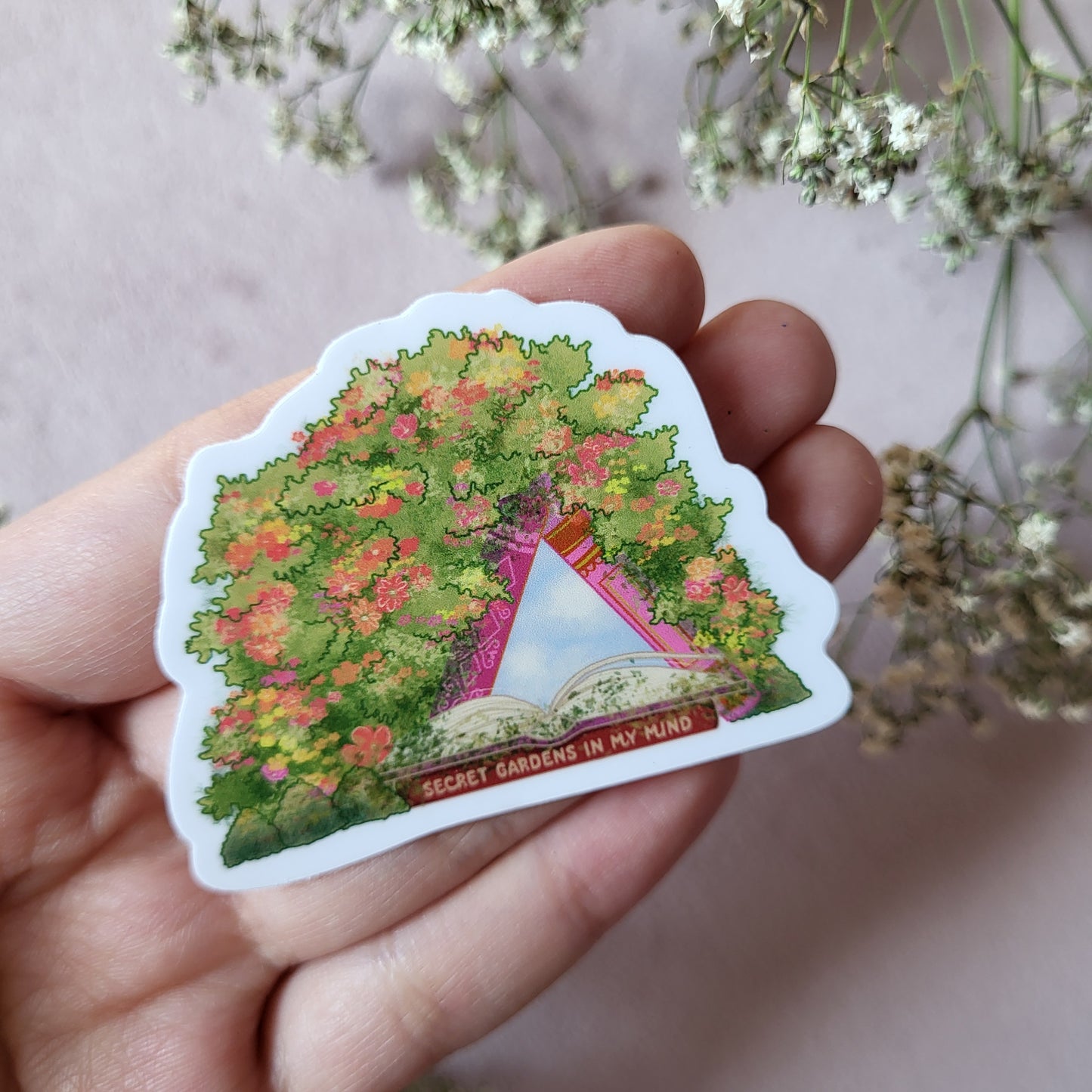 Secret Gardens in My Mind Sticker